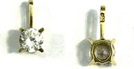   Anhänger 1,3 cm 585er Gelbgold (14 Karat GG) + Zirkonia  199,00 EUR  plus 17,99 EUR verzending