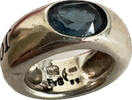 Deutschland Silberring Joop! Ring FvS 925er Sterling Silber + Zirkonia blau Gr. 51 -