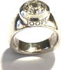 Deutschland JOOP! Silberring Joop Ring 925 er Silber mit großem klaren Zirkonia Stein FvS Gr. 59 -