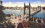 Ungarn Ansichtskarte Budapest um 1900 Budapest Elisabethbrücke leicht be... 5,00 EUR  Excl. 5,90 EUR Verzending