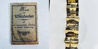 Deutschland Leporello Wiesbaden 20 Ansichtskarten Wiesbaden Kurhaus Hoftheater Schillerdenkmal Nassauer Hof Pala -