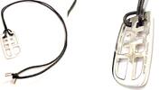  Anh&auml;nger am Lederband Jette Joop um 2015 Jette Joop Europe Silberanh&auml;ng... 119,00 EUR  Excl. 200,00 EUR Verzending