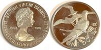 Jungferninseln 1 Dollar Elizabeth II 25-jähriges Kronjubiläum -