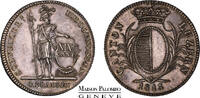 Suisse 4 francs 1813 Canton de Lucerne unz 1350,00 EUR  Excl. 18,00 EUR Verzending
