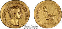Romaines Aureus ND (14-17) Lugdunum (Lyon) - Tib&egrave;re (14-37) vz 5500,00 EUR  Excl. 25,00 EUR Verzending
