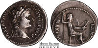 Romaines Denier (15-18) Lyon (Lugdunum) - Tib&egrave;re (14-37) vz 795,00 EUR  Excl. 18,00 EUR Verzending