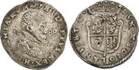 Italie 1/2 scudo 1588 Milan - Philippe II d&rsquo;Espagne (1540-1598) ss 1495,00 EUR  Excl. 18,00 EUR Verzending