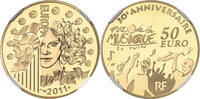 France 50 euro PROOF - 50 euro or “Fête de la musique” - 2011 - NGC PF 6... 950,00 EUR  Excl. 18,00 EUR Verzending