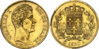 France  40 frans or 1830 A Paris - Tranche en creux - PCGS AU 58  1990,00 EUR  Excl. 18,00 EUR Verzending