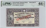 Suisse 40 francs 1914 Spécimen du 40 francs - Billet de Réserve - PMG 64... 45000,00 EUR  Excl. 25,00 EUR Verzending