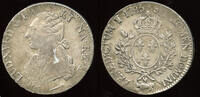 France Ecu aux branches d'olivier Louis XVI (1774-1792) Pau mint -