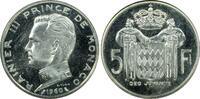 Monaco 5 Francs Rainier III. (1949-2005) - Essai Proof Top Population ! -