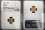 USA 1 DOLLAR 1851 PHILADELPHIE  599,99 EUR  Excl. 20,00 EUR Verzending