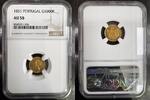 PORTUGAL 1000 REIS 1851 MARIA II 1834-1853 - NGC AU 58 NGC AU 58 450,00 EUR  Excl. 10,00 EUR Verzending