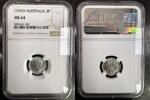 AUSTRALIE 3 PENCE 1942 D DENVER GEORGE VI 1936-1952 - NGC MS 64 NGC MS 64 399,99 EUR  Excl. 10,00 EUR Verzending