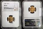 USA 2 1/2 DOLLARS 1907 PHILADELPHIE TETE DE LA LIBERT&Eacute; - NGC MS 62 NGC M... 950,00 EUR  Excl. 20,00 EUR Verzending