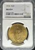 US $20 St Gaudens MS65+ 1914 St. Gaudens $20 NGC MS65+
