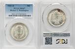 US 50C Booker T. Washington Silver Commemorative -