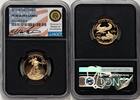 World Coins and Other 2017-W Proof Gold Eagle 1/4 oz Miles Standish Blk Core -