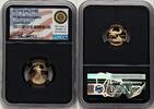 World Coins and Other 2015-W Proof Gold Eagle 1/10 oz Miles Standish Blk Core -