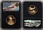 World Coins and Other 2014-W Proof Gold Eagle 1/2 oz Miles Standish Blk Core -