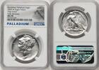 World Coins and Other 2020-W Palladium Eagle 1 oz Burnished ER Palladium Label -