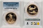 US Proof Gold Eagle 1 oz Blue Gradient Certified Gold American Eagles -
