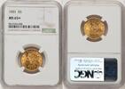 US $5 Plus 1901 Liberty Head $5 NGC MS65