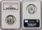 US 50C Booker T. Washington Silver Commemorative -