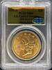 US 1857-S SSCA $20 Liberty  20B Bold S Gold Foil 1857-S SSC Liberty Head $20 PCGS MS66