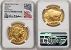 US Burnished Gold Buffalo 1 oz Anna Cabral Gold Buffalos -