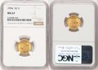 US $2 1/2 Brown Label Liberty Head $2.5 -