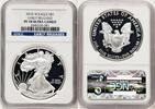 US Proof Silver Eagle 1 oz ER Blue Silver Eagles -