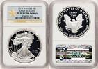 US Proof Silver Eagle 1 oz ER West Point Star Label Silver Eagles -