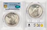 US S$1 CAC Secure Plus Peace Dollar -