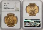 US 1879 Liberty Head $20 NGC MS62