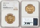 US $10 1883-CC Liberty Head $10 NGC AU55 11457,60 EUR  Excl. 38,65 EUR Verzending