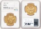 US $20 1862 Liberty Head $20 NGC AU53 13948,39 EUR  Excl. 38,65 EUR Verzending