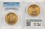 US $20 1882-CC Liberty Head $20 PCGS MS61 13450,23 EUR  Excl. 38,65 EUR Verzending