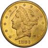 US Liberty Head $20 $20  Secure 1883-CC PCGS MS62