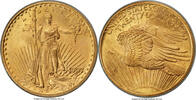 US $20 Saint CAC 1907 St. Gaudens $20 PCGS MS64