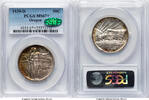 US 50C Oregon CAC 1939-D Silver Commemorative PCGS MS67