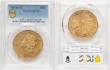 US $20 Secure 1874-CC Liberty Head $20 PCGS XF45