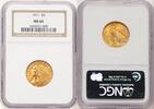 US 1911 Indian $5 NGC MS64