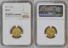 Goldm&uuml;nzen $2 1/2 1911 Indian $2.5 NGC MS62 829,54 EUR  Excl. 38,88 EUR Verzending
