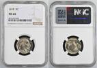 Nickel 5C 1915 Buffalo Nickel NGC MS66 708,57 EUR  Excl. 38,88 EUR Verzending