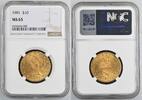 Goldm&uuml;nzen $10 1901 Liberty Head $10 NGC MS65 2920,69 EUR  Excl. 38,88 EUR Verzending
