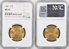 Goldm&uuml;nzen $10 1901 Liberty Head $10 NGC MS65 2920,69 EUR  Excl. 38,88 EUR Verzending