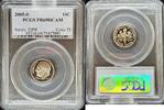 Halbe Dimes und Dimes Roosevelt Dime 2005-S Roosevelt Dime PCGS PR69DCAM 21,60 EUR  Excl. 38,88 EUR Verzending
