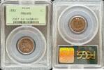 Halber Cent und Cents Indian Cent  OGH 1893 Indian Cent PCGS PR64RB 432,05 EUR  Excl. 38,88 EUR Verzending